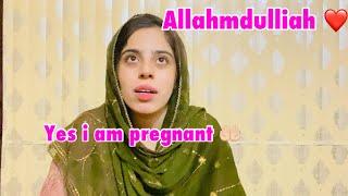 Yes i am pregnant | Allahmdulliah ️