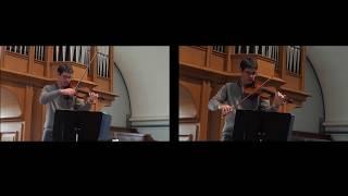 Concerto de Bach pour 2 violons en ré min (Interprètes: Marc Tairraz et Marc Tairraz) 2ème mvt