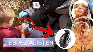 BOOM  GRANATE explodiert: Junge schwebt in LEBENSGEFAHR!!!  ​| Die Spezialisten | SAT.1