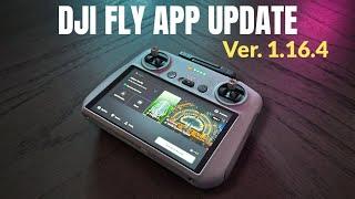 DJI Fly App Update (v.1.16.4 ) Important New Feature