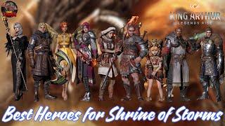 King Arthur: Legends Rise - Best Heroes for Shrine of Storms (Tarrasque)