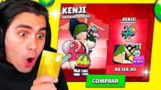 COMPREI E MAXIMIZEI O KENJI O NOVO LENDARIO DO BRAWL STARS