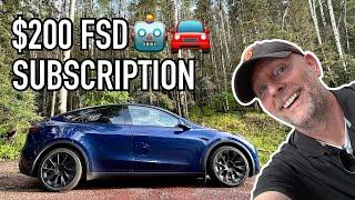 E32 | Is the $200 FSD Subscription worth it? (Full Self Driving - Tesla Model Y)