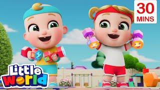 Stay Healthy, Work Out | Kids Songs & Nursery Rhymes by Little World