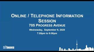 Community Information Session for 705 Progress Ave Shelter