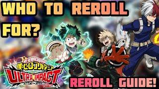 My Hero Ultra Impact - Reroll Guide & Who To Reroll For?