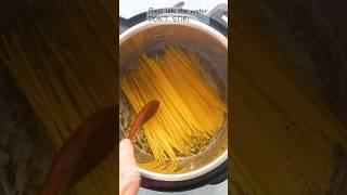 Easiest and Simplest. Shockingly super flavorful! #instantpot #pasta #shortsfeed #pastarecipe
