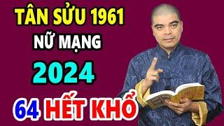 Tử vi tuổi Tân Sửu 1961 Nữ mạng năm 2024, Sự Nghiệp Như Gió Đẩy Thuyền- Có Lộc Trời GIÀU Ú GIÀU Ụ