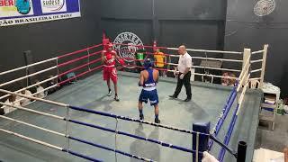 Hoje foi a primeira luta do meu filho Samuel #boxe corne Azul