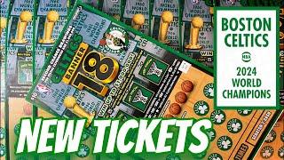 NEW TICKETS!!! Mass Lottery Limited Edition Boston Celtics Championship Scratch Offs!