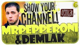 [SYC] SHOW YOUR CHANNEL - MRPEPPERONI & DEMLAK [FACTS + MINECRAFT]