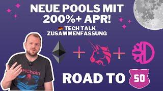 Neue Pools mit über 200% APR!  |  DeFichain Tech Talk Zusammenfassung