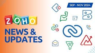 All Latest Zoho News & Updates of Autumn 2024! Zoho CRM, Zoho Books, Zoho Desk, Analytics & more