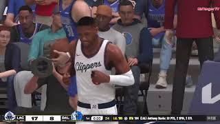 NBA DALLAS MAVERICKS  vs LOS ANGELES CLIPPERS  GAMEPLAY PS5 UHD