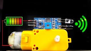 how to connect ir sensor with dc motor