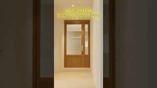 화이트 인테리어에 무조건 잘 어울리는 우드 중문 🪟 #이룸도어