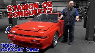 Starion or Conquest?!? The CAR WIZARD shows this mint 1988 copycat car