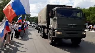 #Russian Heroes are also greeted in Kalmykia, after successful operation in #Ukraine