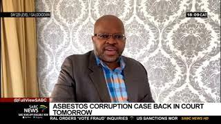 Multimillion-rand asbestos corruption case back in court