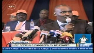 ODM Party unveils its new leadership structure