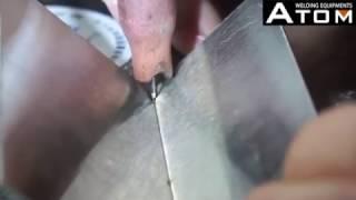 Stainless steel welding demo - Cold welding machine