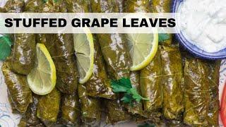 Dolmas Recipe | How To Make Stuffed Grape Leaves!