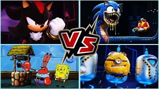 Shadow VS Sonic Zmey VS Gupka BOB VS Minions-Coffin Dance Song (COVER)