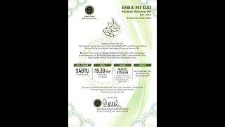 LIVE Peringatan Isra Mi'raj Nabi Muhammad SAW bersama Majelis Ratib & Maulid Assalam