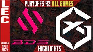 BDS vs GX Highlights ALL GAMES | LEC Playoffs Lower Round 2 Summer 2024 | Team BDS vs GiantX