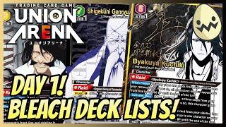 Union Arena: Bleach Day 1 Deck Lists!