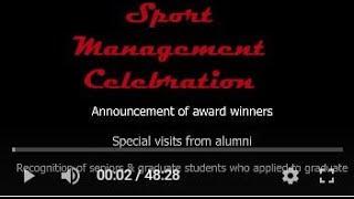 SUNY Cortland Sport Management Celebration