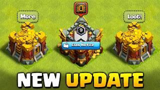 New Clan Notice Board and Loot Changes - Clash of Clans Update!