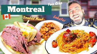 Iconic CANADIAN FOOD In Montreal  GIANT Smoked Meat  + Massive LOBSTER SPAGHETTI 