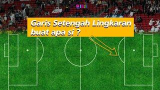 Fungsi Garis Setengah lingkaran pada lapangan sepak bola