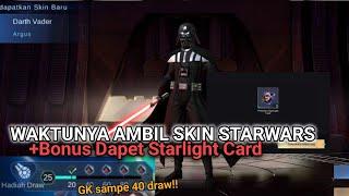 RONDE 2 STARWARS KELUAR! LANGSUNG GAS AMBIL SKIN STARWARS INCARAN!! Mobilelegends Indonesia