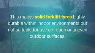 forklift tyres explained