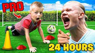 Joshua Trains Like A PRO Footballer For 24 Hours!!