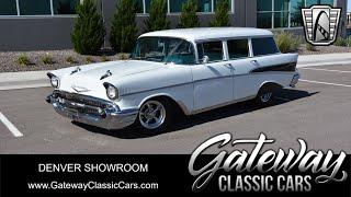 1344-DEN 1957 Chevrolet Bel Air Wagon Gateway Classic Cars of Denver