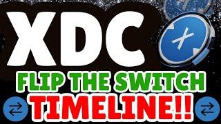 #XDC: FLIP THE SWITCH TIMELINE!! #XRP #XLM #DTCC #R3 #SBI