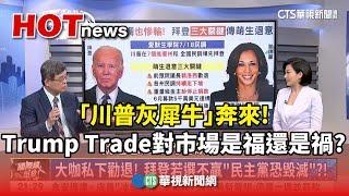 "川普灰犀牛"奔來!  Trump Trade對市場是福還是禍?｜主持人:劉姿麟｜總體經濟學家 吳嘉隆｜華視國際線，出發！ 20240720