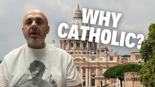 Why is Sam Shamoun in Catholic Church?