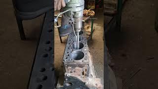 Honing process #repair #sleeve #automobile #ajaibsinghmalwa #clyinder #jcbbackhoeloader #iti