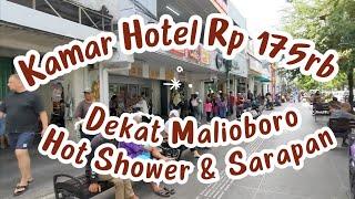 Hotel di Malioboro punya Kamar Murah Rp 175  Ribu dengan Hot Shower dan Sarapan