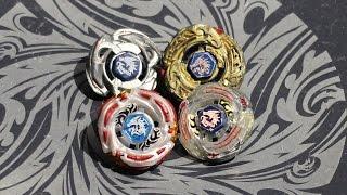 Beyblade 4 Way L-drago Battle! Lighting L-drago vs Meteo L-drago vs L-drago vs L-drago Destructor!