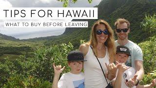 HAWAII TRAVEL TIPS | What to purchase before leaving for Oahu, Hawaii