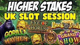 *HIGH STAKES* UK CASINO SLOT SESSION BUT CAN WE GET A BIG WIN PLAYING UK SLOTS?