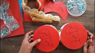 Shub Labh Kaise bnaye  /Waste material craft ideas /Diwali Decoration /Festival Door toran design