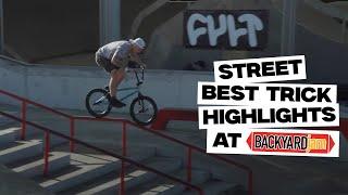 Backyard Jam - Street Best Trick Highlights - Juction4 Round 1 | Ride UK BMX