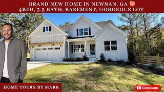 Southern Charm At Its Finest! Brand New Basement Home On Stunning Lot In Newnan, GA 