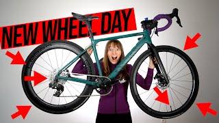 Zweiter Laufradsatz fürs Gravelbike?! Eva´s NEW WHEEL DAY | LEEZE Laufräder | Canyon Grail